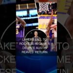 Austin Reaves Returns to Lakers Lineup in Crucial Game 5 Against Rockets
