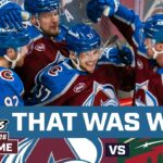 Cale Makar Shines in Avalanche’s Thrilling 9-6 Victory Over Wild in Game 1