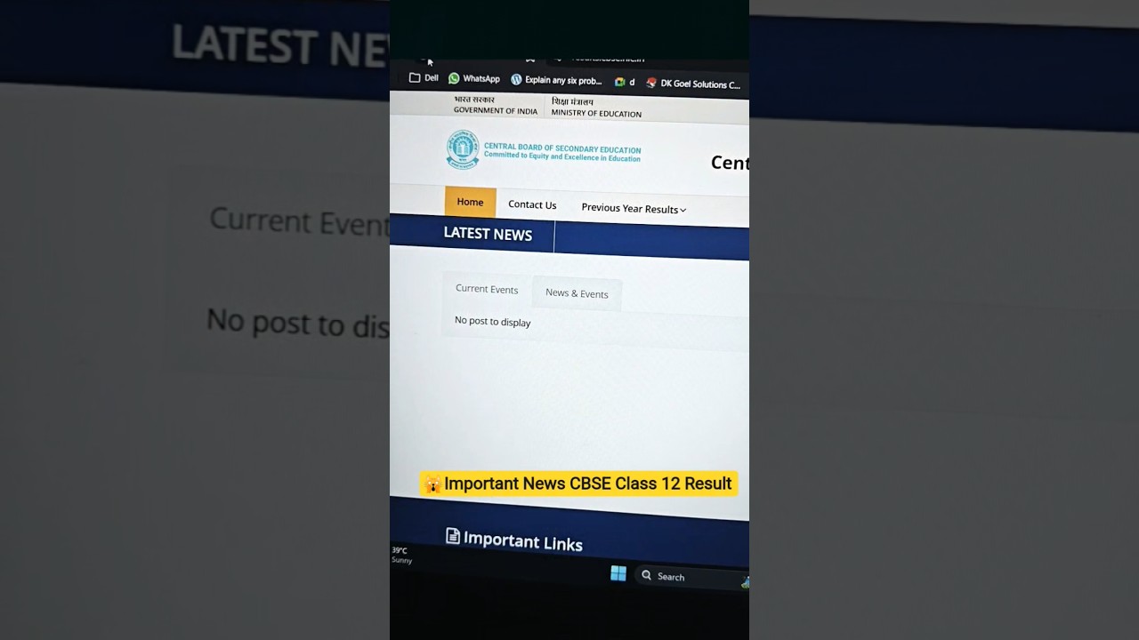 CBSE Class 12 Result 2026 Expected Date: What Students Need to Know