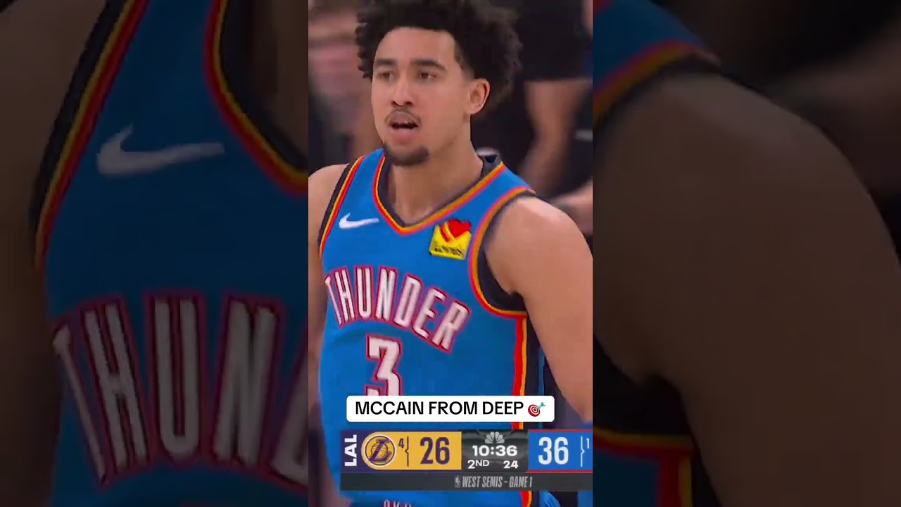 Jared McCain Shines in Thunder’s Dominant Game 1 Victory Over Lakers