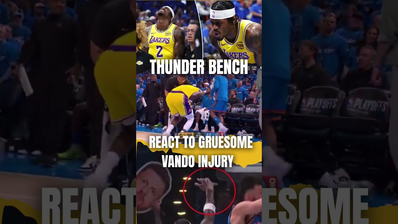 Jarred Vanderbilt : Une Blessure au Doigt Perturbe le Match des Lakers Contre les Thunder