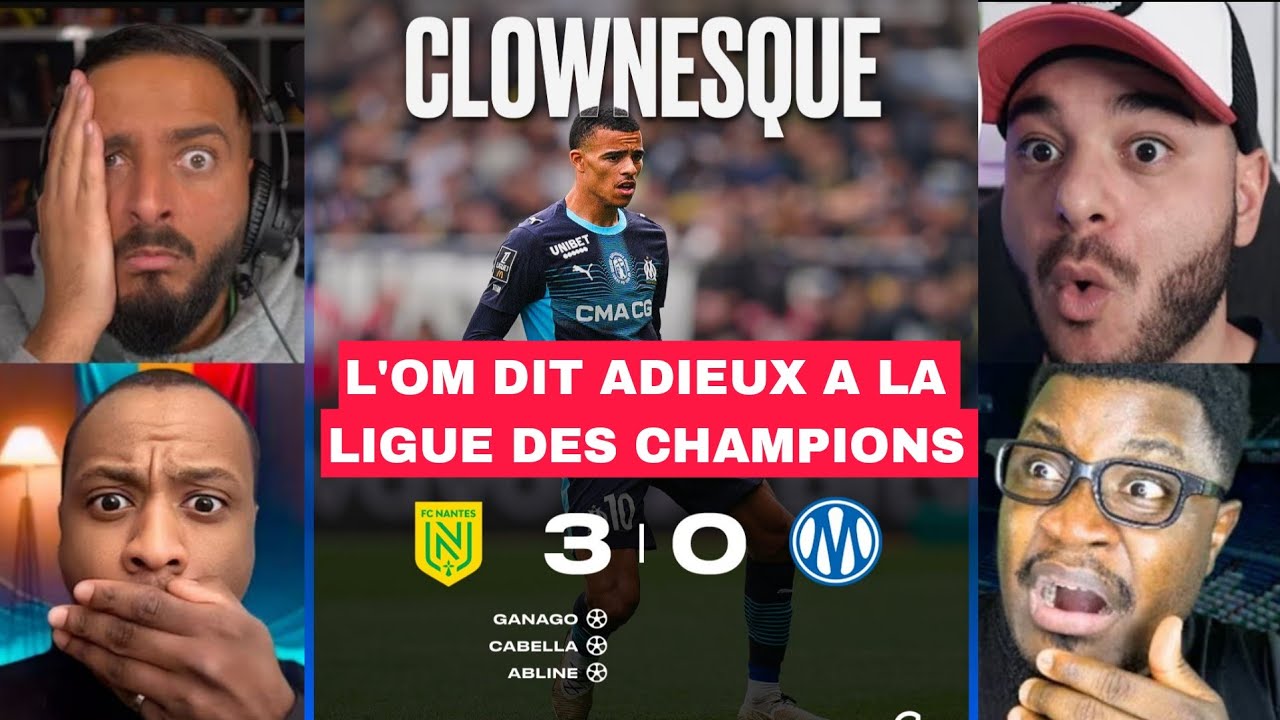 Marseille Faces Setback with 3-0 Loss to Nantes in Ligue 1 Clash