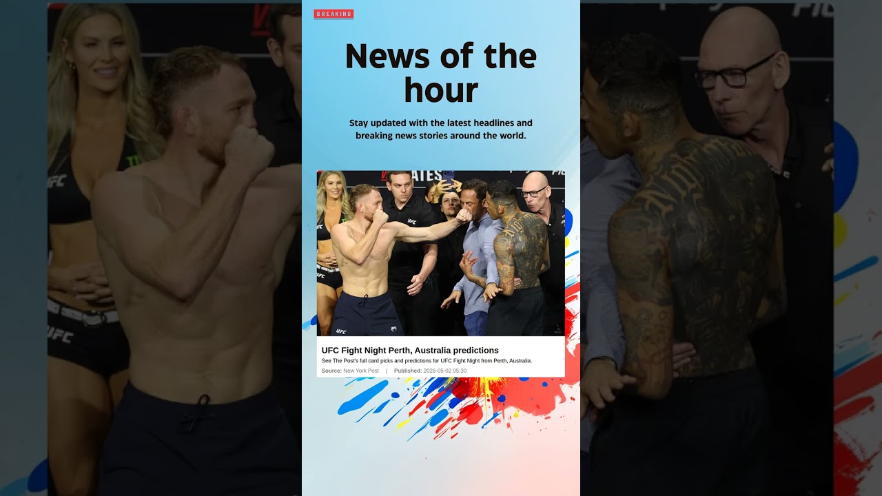 UFC Perth Breaking News: Last-Minute Changes and Stunning Knockouts Rock the Event