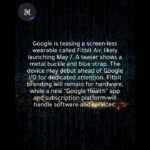 What Happened with Fitbit Air? Google’s New Screenless Fitness Tracker Explained